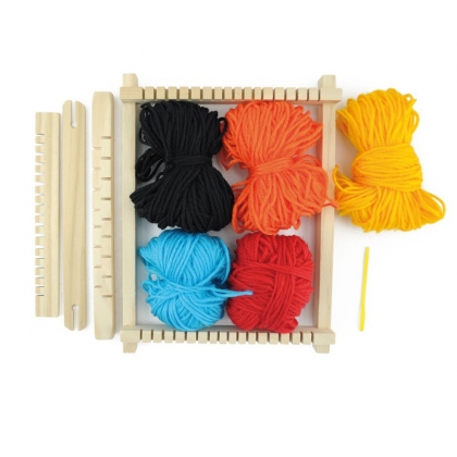 art and craft, weaving loom toy